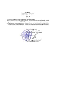 Peraturan Rektor UNISMA Halaman 14-Tentang Pencegahan dan Penanganan Kekerasan di Universitas Islam Malang